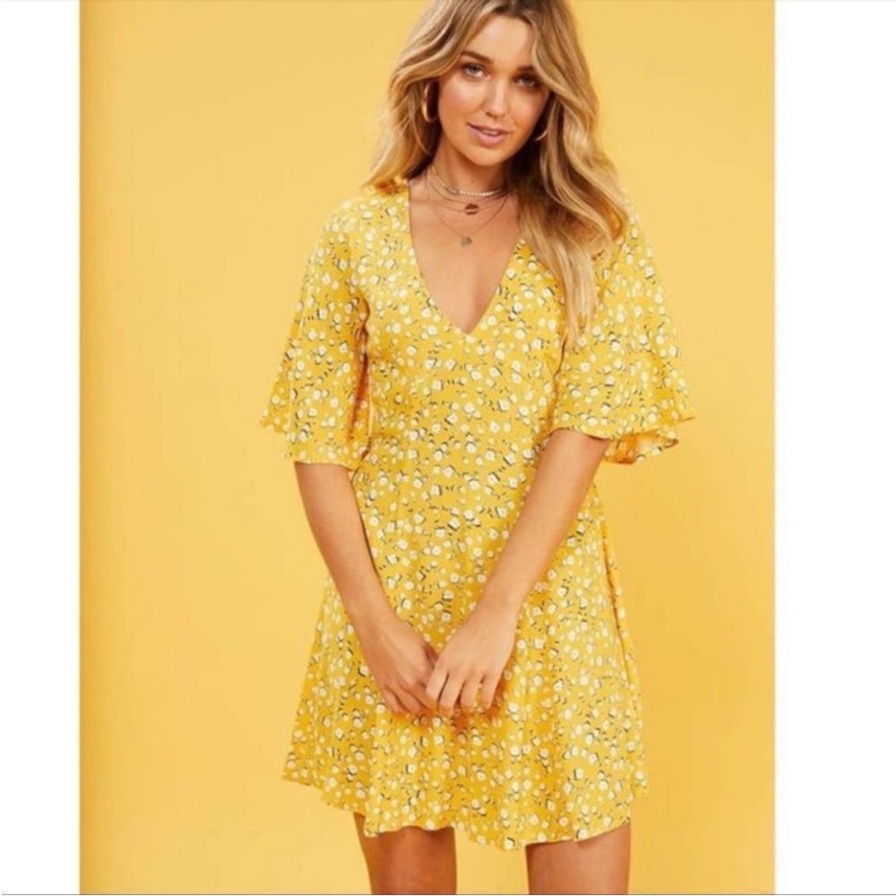 0962. Floral Mini Dress
